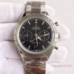 Replica Swiss Omega Speedmaster 9300 movement 44mm watch black dial